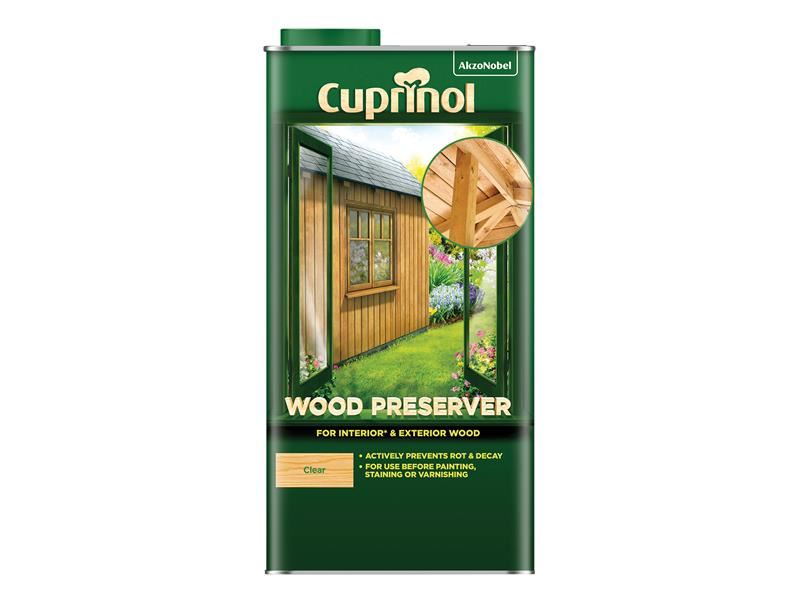 Cuprinol Wood Preserver Clear 5 litre Cuprinol - Dynamic Drive