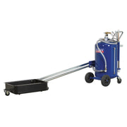 Sealey Cantilever Air Discharge Mobile Oil Drainer with Probes 80L AK462DX Sealey - Dynamic Drive