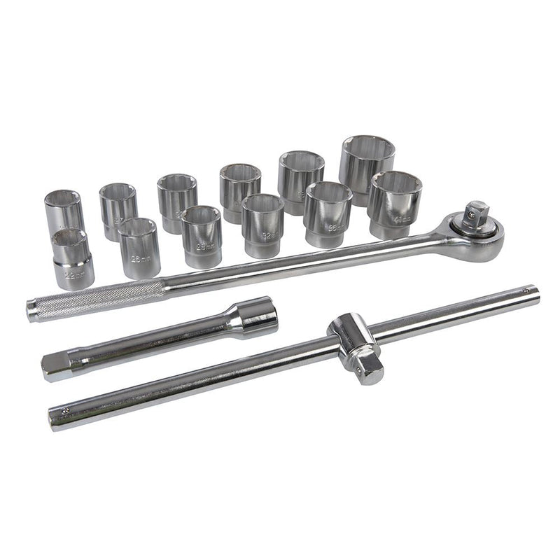 Silverline Socket Set 3/4" 15pce 15pce Silverline - Dynamic Drive