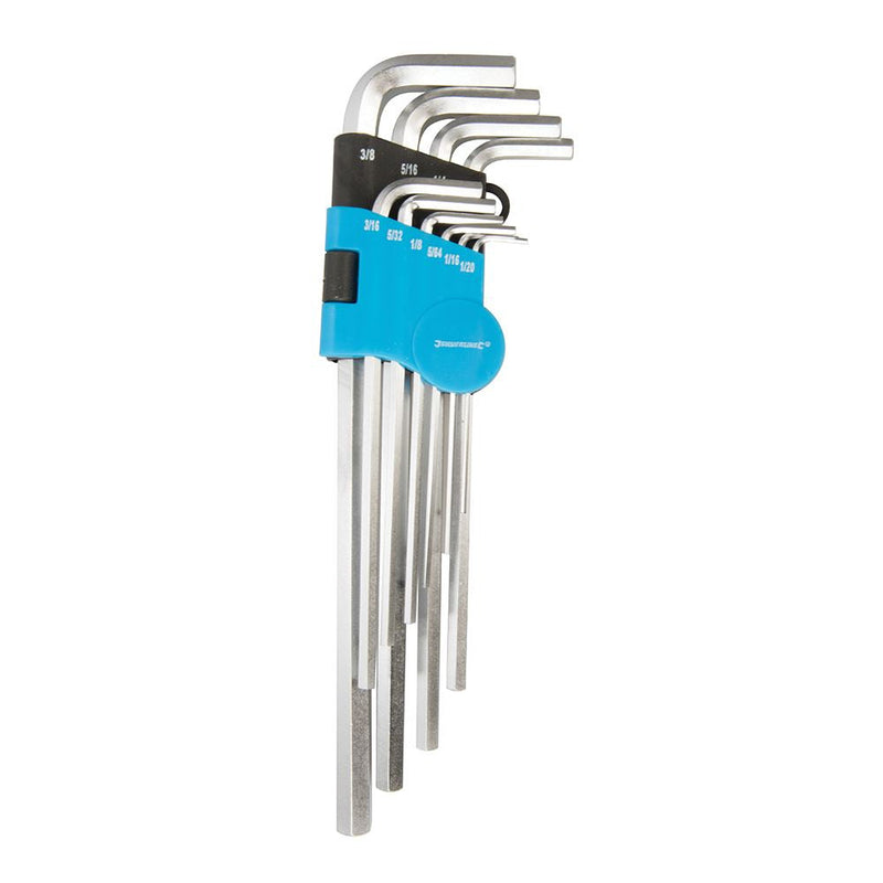 Silverline Expert Hex Key Imperial Set 10pce 1/16" - 3/8" Silverline - Dynamic Drive