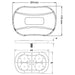 Ring Truckmaster RCV9823 1 bolt REG 65 LED Amber MiniBar Ring Automotive - Dynamic Drive