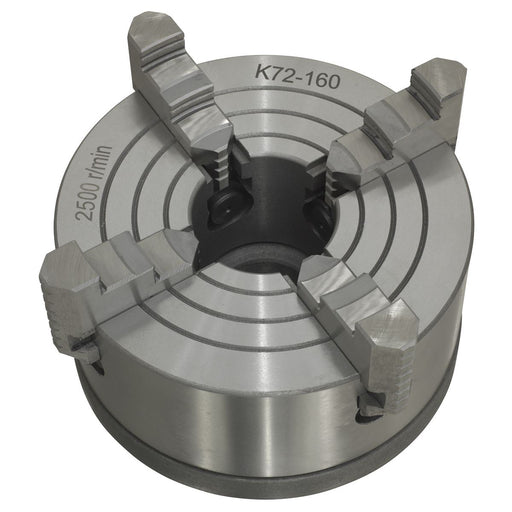 Sealey Independent Chuck 4-Jaw with Back Plate SM27FJC Sealey - Dynamic Drive
