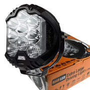 2 x Maypole E-Approved 9-Inch Round LED Driving Light with Side Light & Spot Beam Maypole - Dynamic Drive