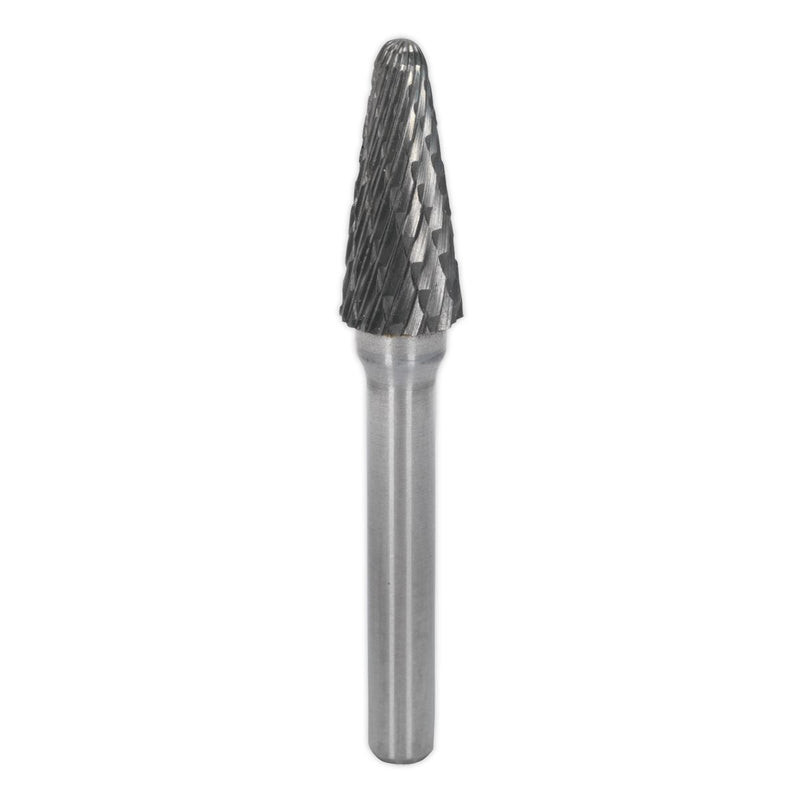Sealey Tungsten Carbide Rotary Burr Conical Ball Nose 10mm SDB06 Sealey - Dynamic Drive