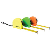 Silverline Hi-Vis Contour Tape Display Box 18pce 8m / 26ft x 25mm Silverline - Dynamic Drive