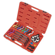 Sealey Fuel & Air Conditioning Disconnection Tool Kit 27pc VS0557 Sealey - Dynamic Drive