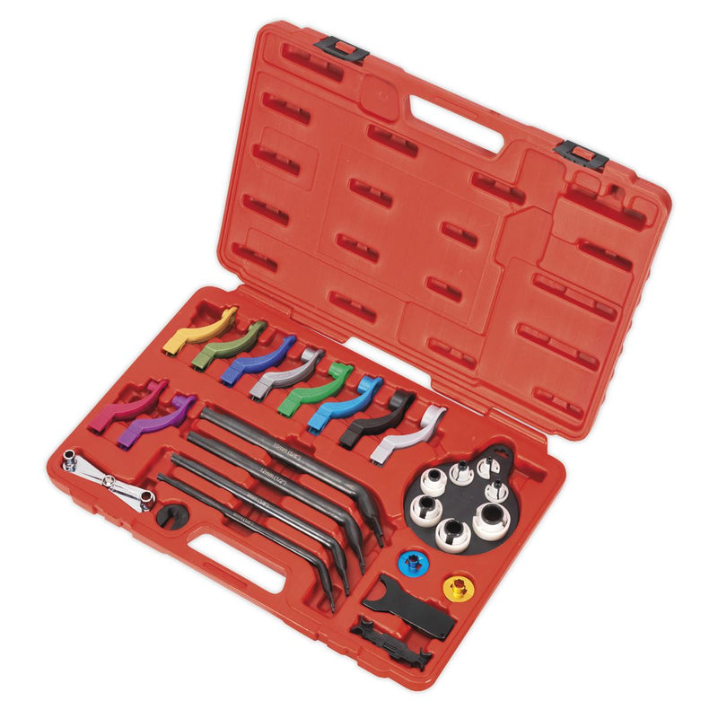 Sealey Fuel & Air Conditioning Disconnection Tool Kit 27pc VS0557 Sealey - Dynamic Drive
