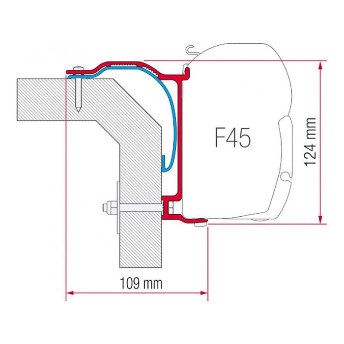 Fiamma Kit for Laika X 2008 (98655-761) Fiamma - Dynamic Drive