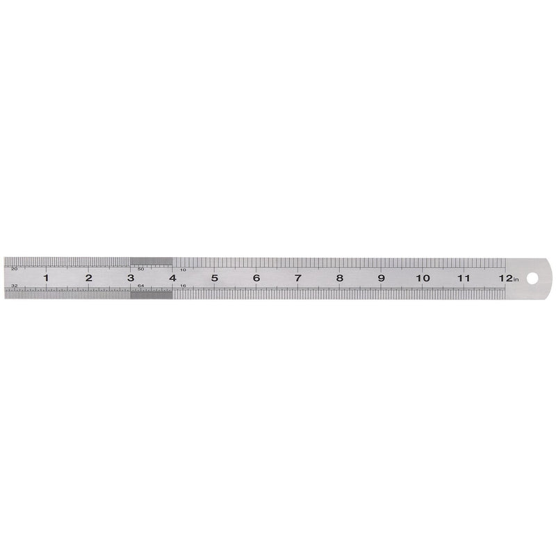 Draper Stainless Steel Rule, 300mm, 12" 22671 Draper - Dynamic Drive