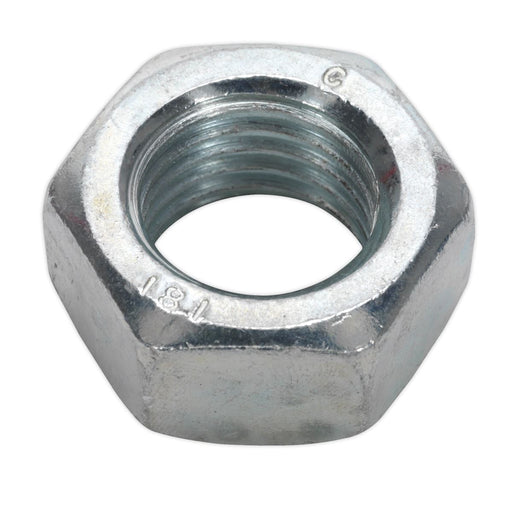 Sealey Steel Nut M20 Zinc DIN 934 Pack of 10 SN20 Sealey  - Dynamic Drive