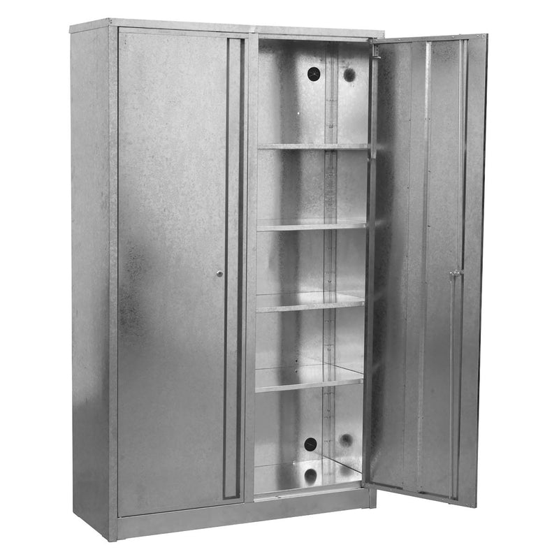 Sealey Galvanized Steel Floor Cabinet 4-Shelf Extra-Wide GSC110385 Sealey - Dynamic Drive