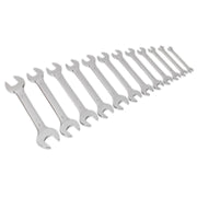 Sealey Double Open-End Spanner Set 12pc Metric S0849 Siegen by Sealey - Dynamic Drive