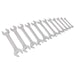 Sealey Double Open-End Spanner Set 12pc Metric S0849 Siegen by Sealey - Dynamic Drive
