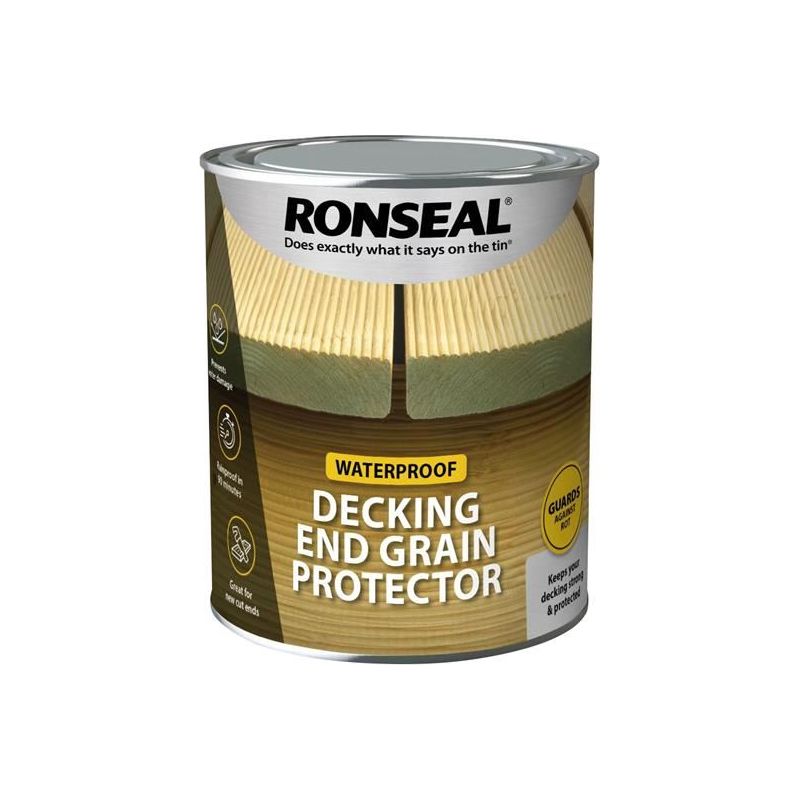 Ronseal Decking End Grain Protector Green 750ml Ronseal - Dynamic Drive