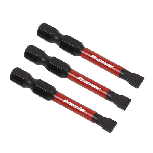 Sealey Slotted 5.5mm Impact Power Tool Bits 50mm 3pc AK8227 Sealey - Dynamic Drive