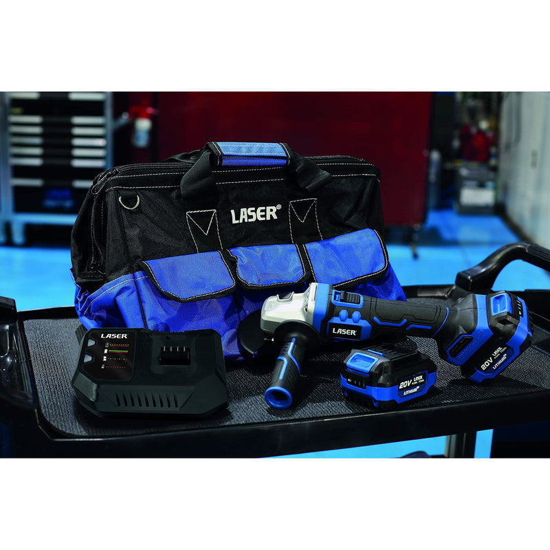 Laser Cordless Angle Grinder 20V Kit 68010 Laser - Dynamic Drive