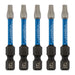 Draper Expert TX-STAR Impact Screwdriver Bits, T20 x 50mm, 1/4" Hex (Pack of 5) Draper - Dynamic Drive