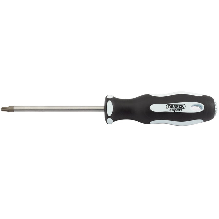 Draper TX-STAR Security Soft Grip Screwdriver, T25T x 100mm 35145 Draper - Dynamic Drive