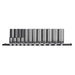 Sealey Socket Set Deep 12pc 3/8"Sq Drive Metric Black Series AK7993 Sealey - Dynamic Drive