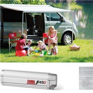 F45S fits VW T5 T6 California Winch Awning 260 Titanium Royal Grey 06290E01R Fiamma  - Dynamic Drive