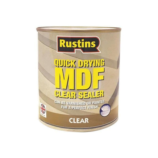 Rustins Quick Drying MDF Sealer Clear 1 litre Rustins - Dynamic Drive