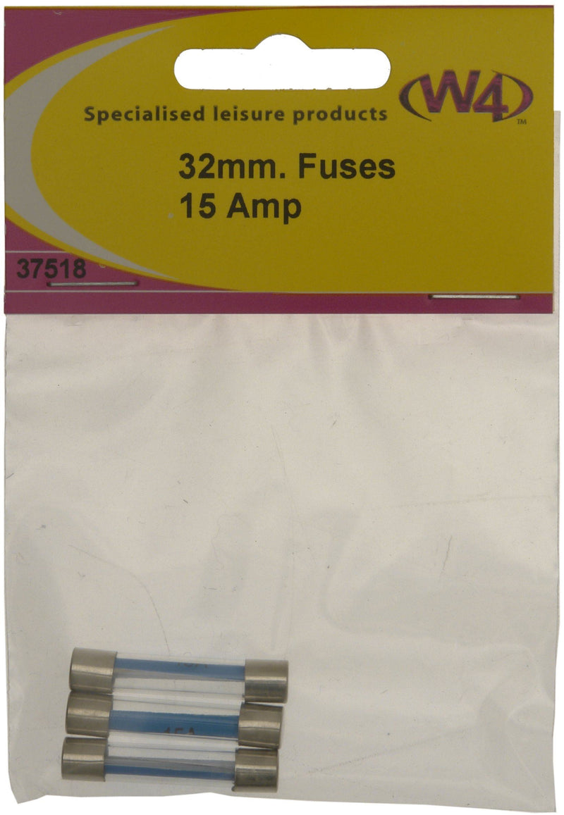 W4 Fuse 15A 32Mm (3) 37518 W4 - Dynamic Drive