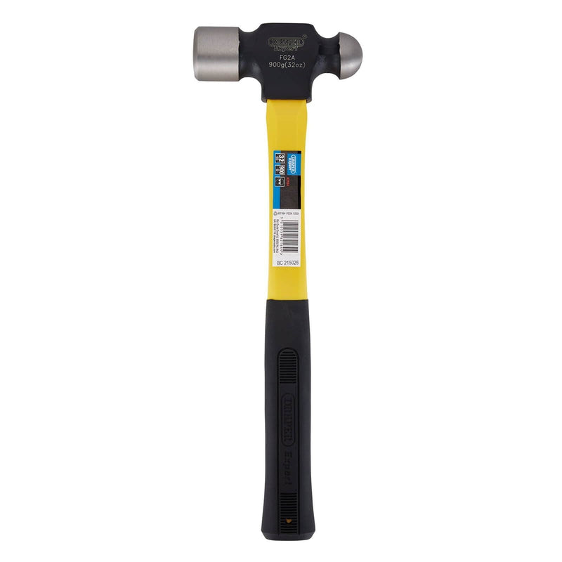 Draper Fibreglass Shafted Ball Pein Hammer, 900g/32oz 62164 Draper - Dynamic Drive
