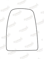 Summit Heated Base Plate With Commercial Mirror Glass fits Iveco Daily 14 on RHS Summit - Dynamic Drive