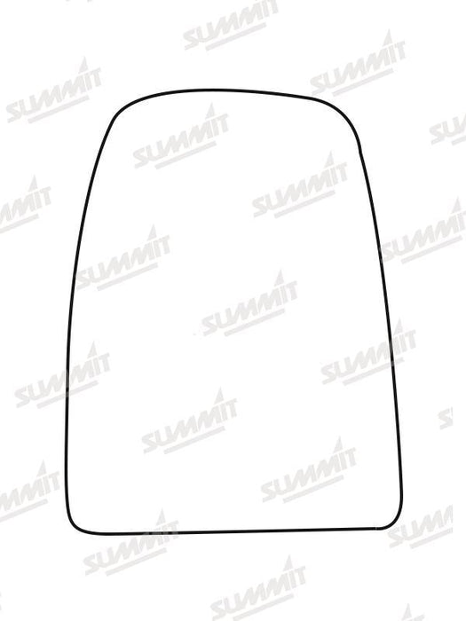 Summit Heated Base Plate With Commercial Mirror Glass fits Iveco Daily 14 on RHS Summit - Dynamic Drive
