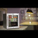 Baridi 50L Tabletop Drinks Fridge Mini Beer Cooler Glass Door Stainless Steel Baridi  - Dynamic Drive