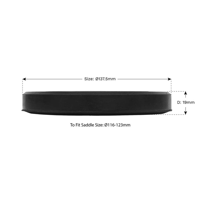 Sealey Safety Rubber Jack Pad Type A JP06 Sealey - Dynamic Drive