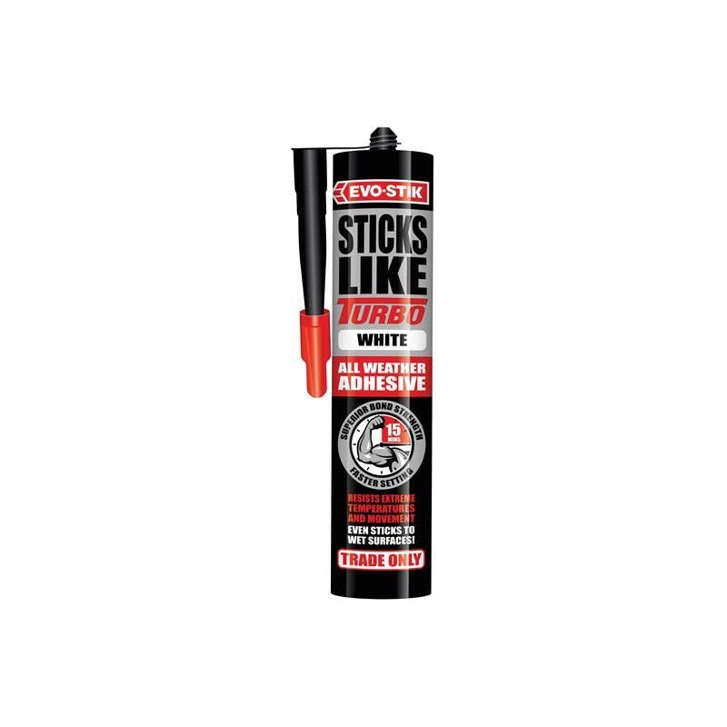 Evo-Stik Sticks Like Turbo White 290ml EVO-STIK - Dynamic Drive