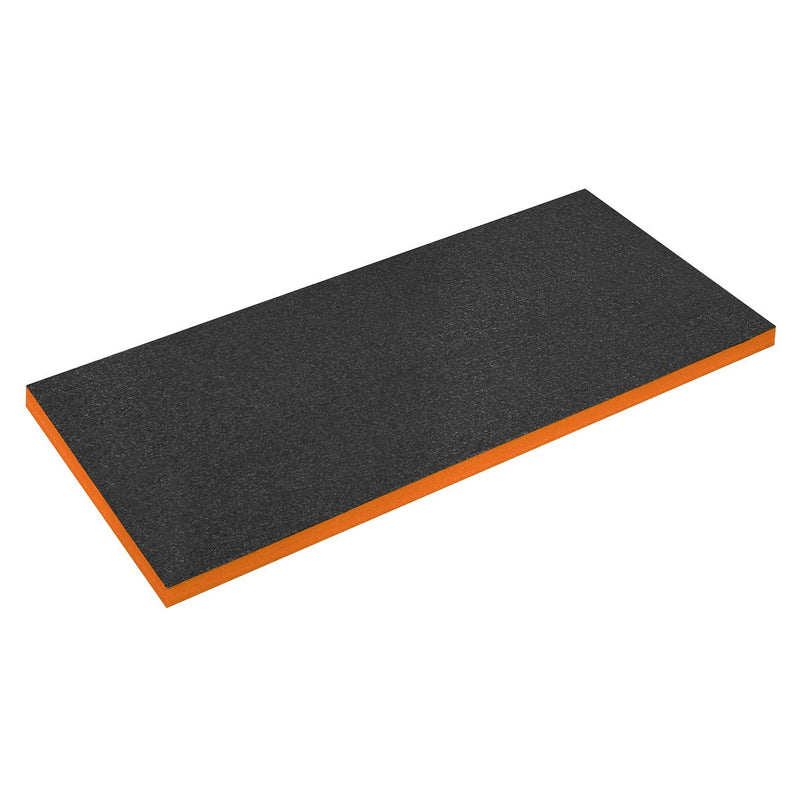 Sealey Easy Peel Shadow Foamï Orange/Black 1200 x 550 x 50mm SF50OR Sealey - Dynamic Drive