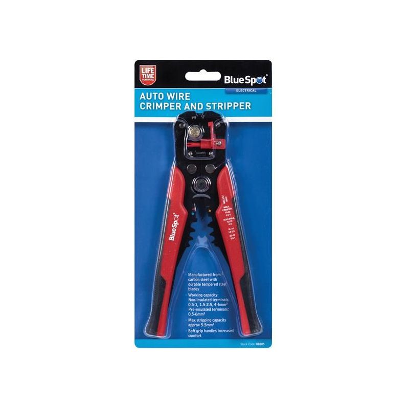 Bluespot Tools Auto Wire Crimper and Stripper BlueSpot Tools - Dynamic Drive