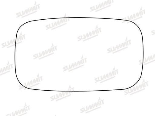 Summit Stick-On Standard Mirror Glass fits Fiat Punto LHS RHS Summit - Dynamic Drive