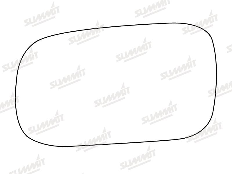 Summit Stick-On Standard Mirror Glass fits Subaru Legacy LHS Summit - Dynamic Drive