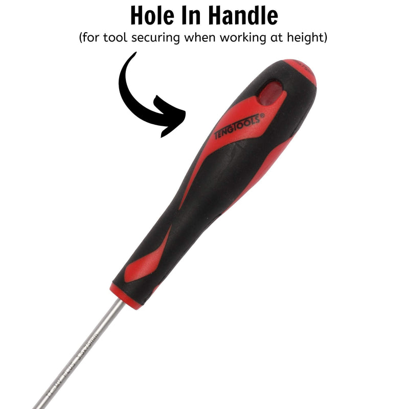 Teng Tools Flat Screwdriver 0.6 x 3.5 x 75mm S Teng Tools - Dynamic Drive