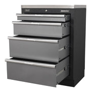 Sealey Modular 4 Drawer Cabinet 680mm APMS51 Sealey - Dynamic Drive