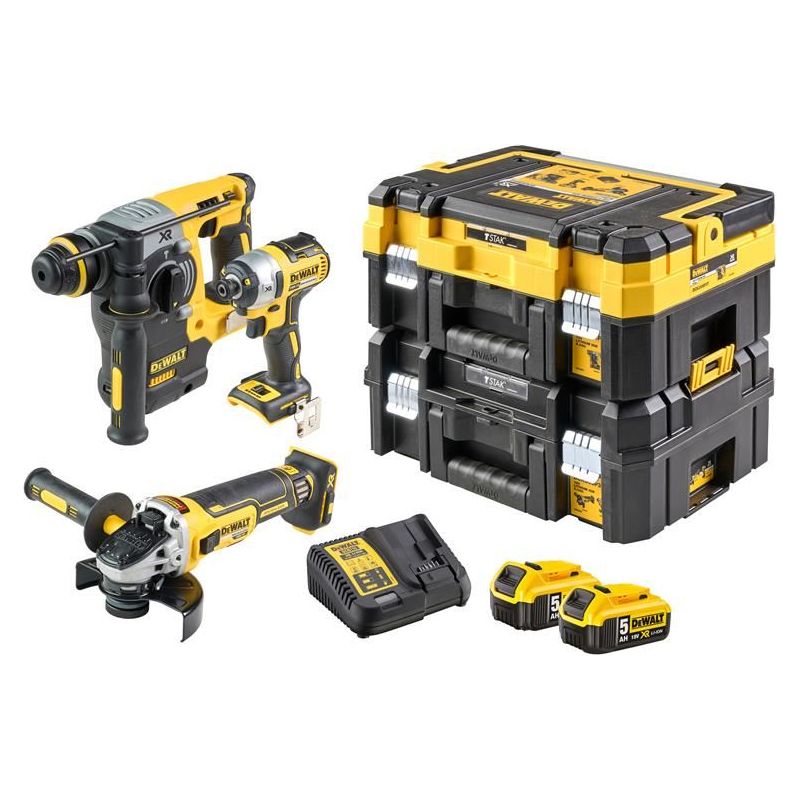 Dewalt Power Tools DCK305P2T XR Brushless Triple Kit 18V 2 x 5.0Ah Li-ion DeWALT Power Tools - Dynamic Drive
