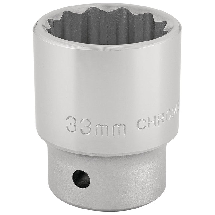 Draper 12 Point Socket, 3/4" Sq. Dr., 33mm 16700 Draper - Dynamic Drive