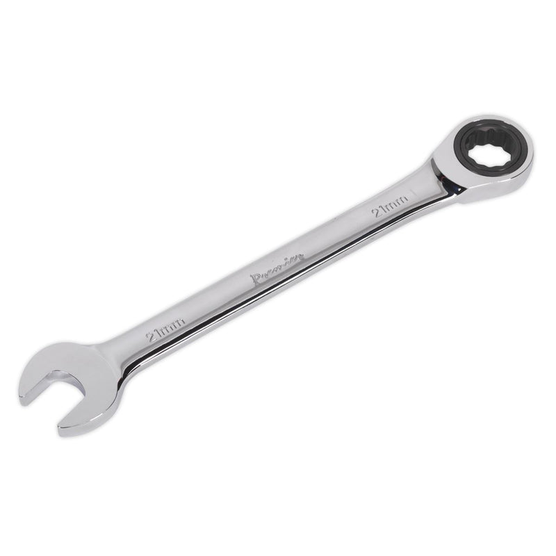 Sealey Ratchet Combination Spanner 21mm RCW21 Sealey - Dynamic Drive