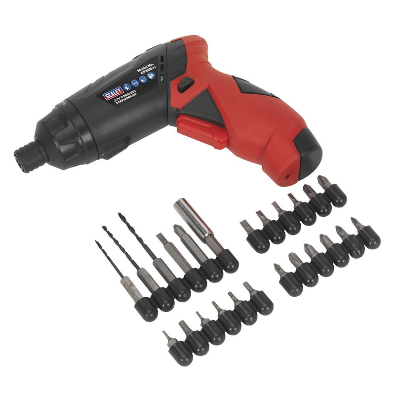 Sealey Cordless Screwdriver Set 26pc 3.6V Lithium-ion CP36B Sealey - Dynamic Drive