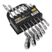 Sealey Flexible Head Ratchet Combination Spanner Set 7pc Metric S01143 Siegen by Sealey - Dynamic Drive