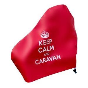 Keep Calm Faux Leather Hitch Cover QQ007399A UK Camping And Leisure - Dynamic Drive