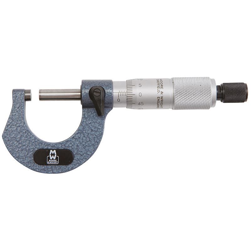 Moore & Wright 1965M Traditional External Micrometer 0-25mm/0.01mm Moore & Wright - Dynamic Drive