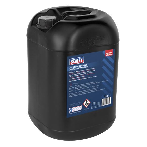 Sealey Degreasing Solvent Emulsifiable 25L AK25 Sealey  - Dynamic Drive
