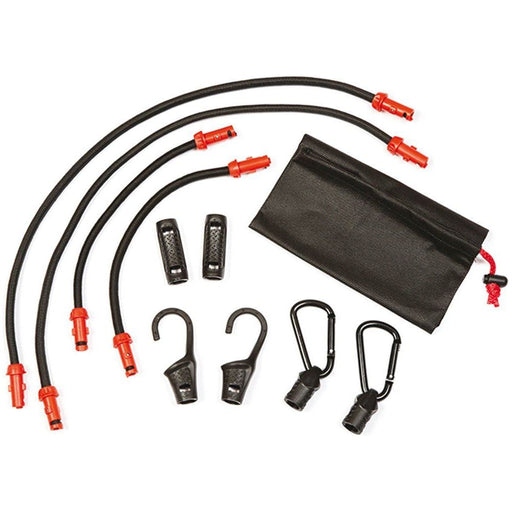 Ring RLS10 Bungee Clic 10 Piece Set - Adjustable Load Securing Bungee Set with I Ring Automotive - Dynamic Drive