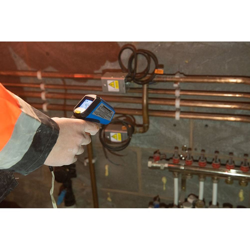 Silverline Laser Infrared Thermometer -38°C to +520°C Silverline - Dynamic Drive