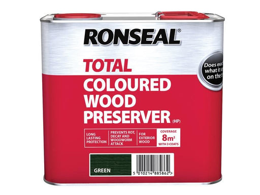 Ronseal Trade Total Wood Preserver Green 2.5 litre Ronseal - Dynamic Drive