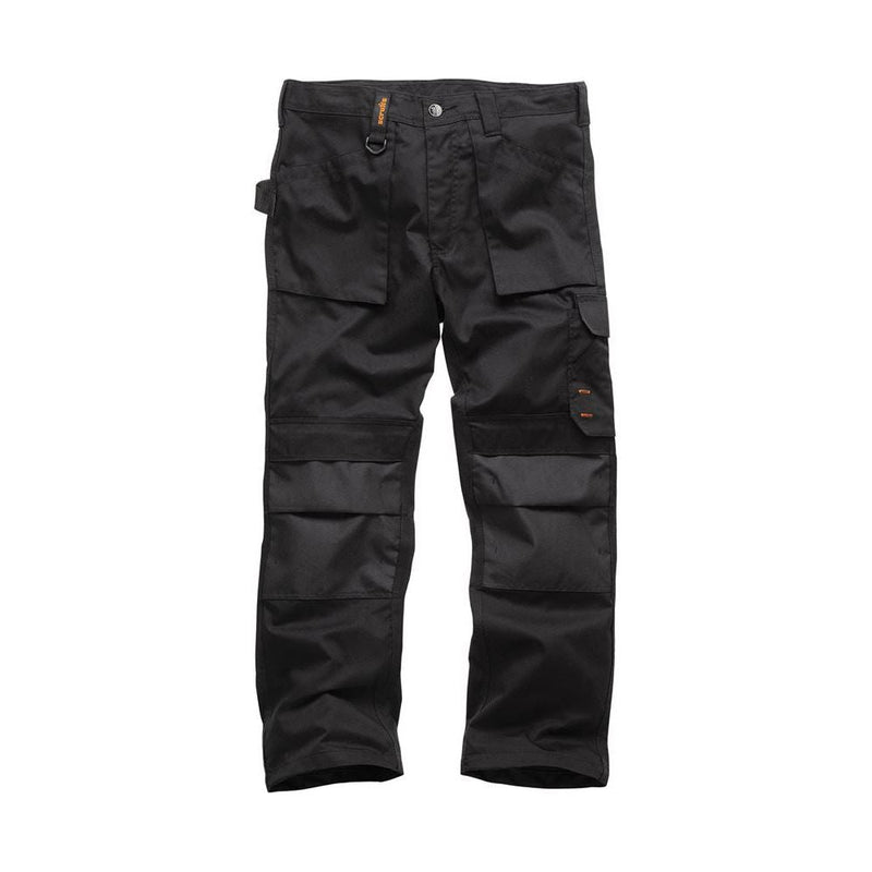 Scruffs Worker Trousers Black 38S Scruffs - Dynamic Drive